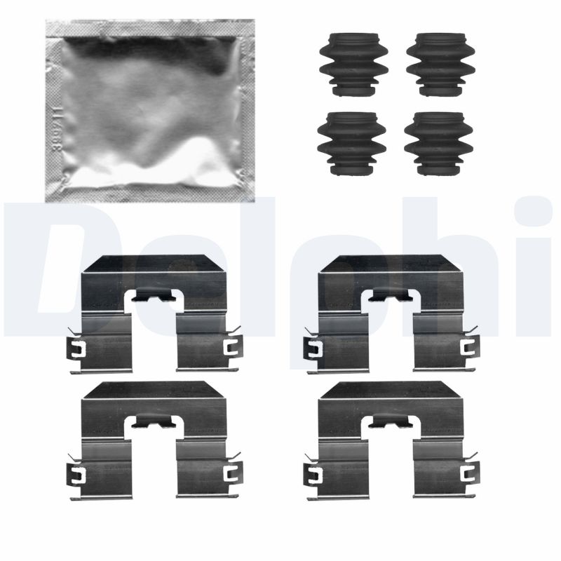 Accessory Kit, disc brake pad - LX0729 DELPHI