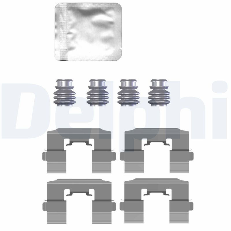Accessory Kit, disc brake pad - LX0731 DELPHI