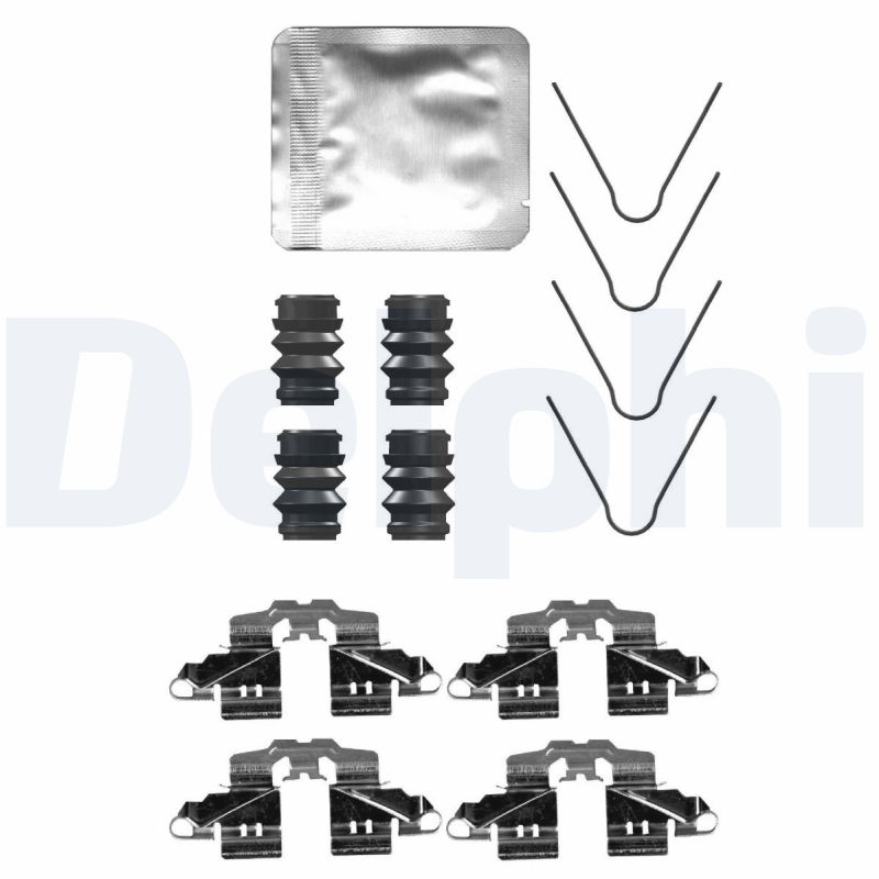 Accessory Kit, disc brake pad - LX0734 DELPHI