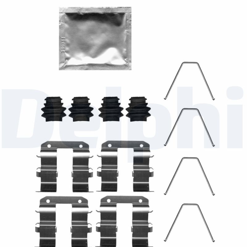 Accessory Kit, disc brake pad - LX0739 DELPHI