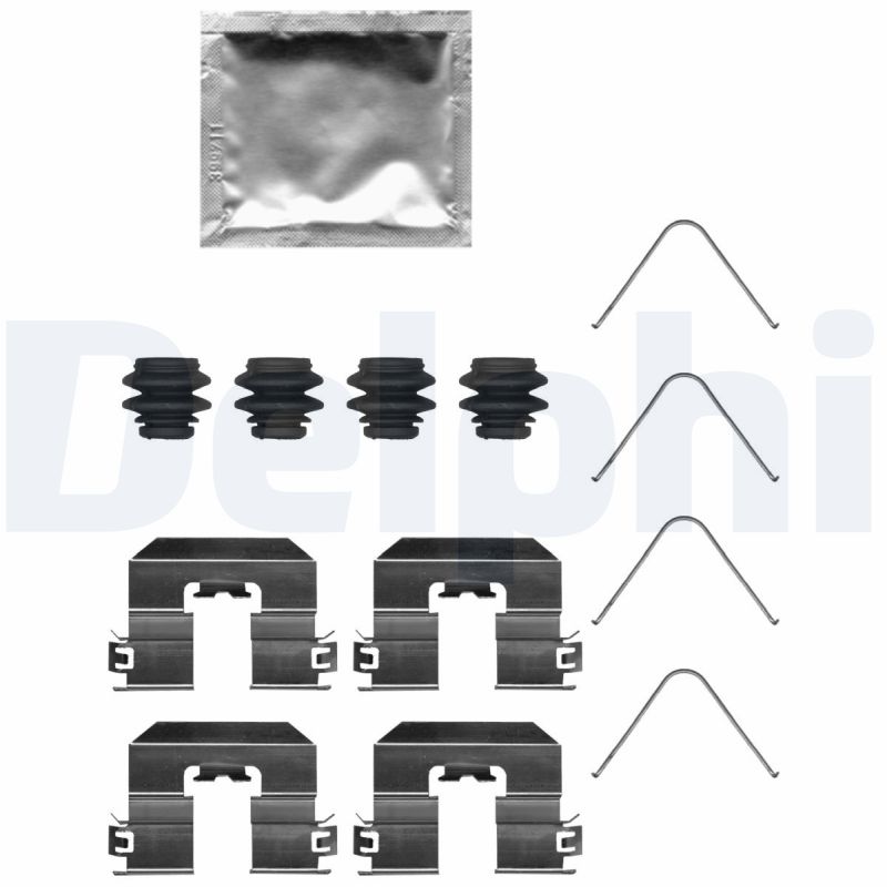 Accessory Kit, disc brake pad - LX0746 DELPHI