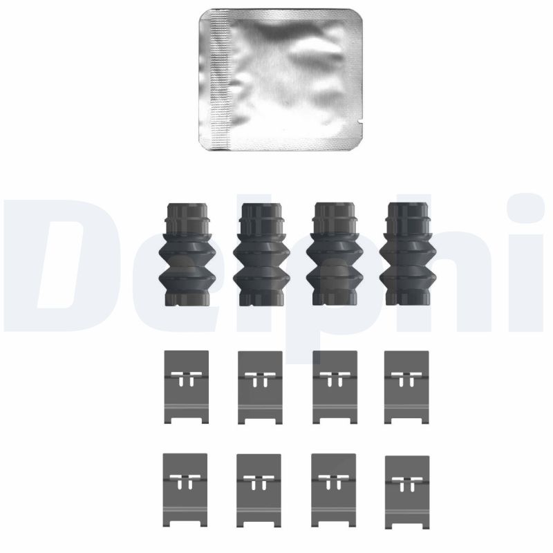 Комплектующие, колодки дискового тормоза - LX0753 DELPHI