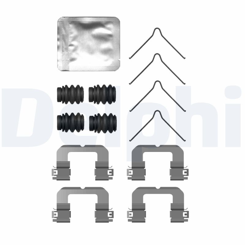 Accessory Kit, disc brake pad - LX0757 DELPHI