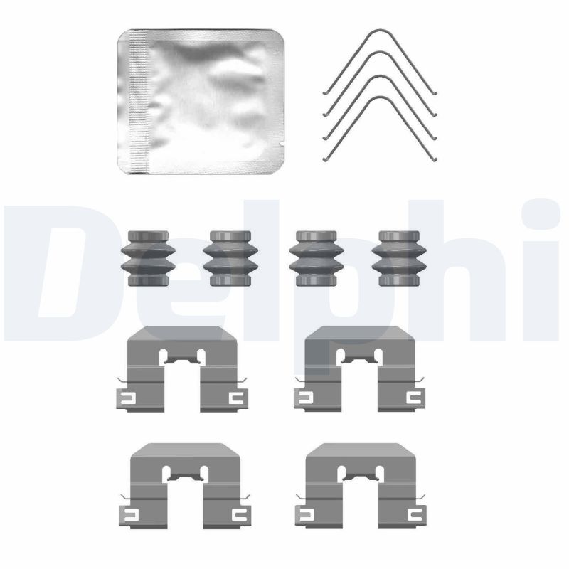 Accessory Kit, disc brake pad - LX0764 DELPHI