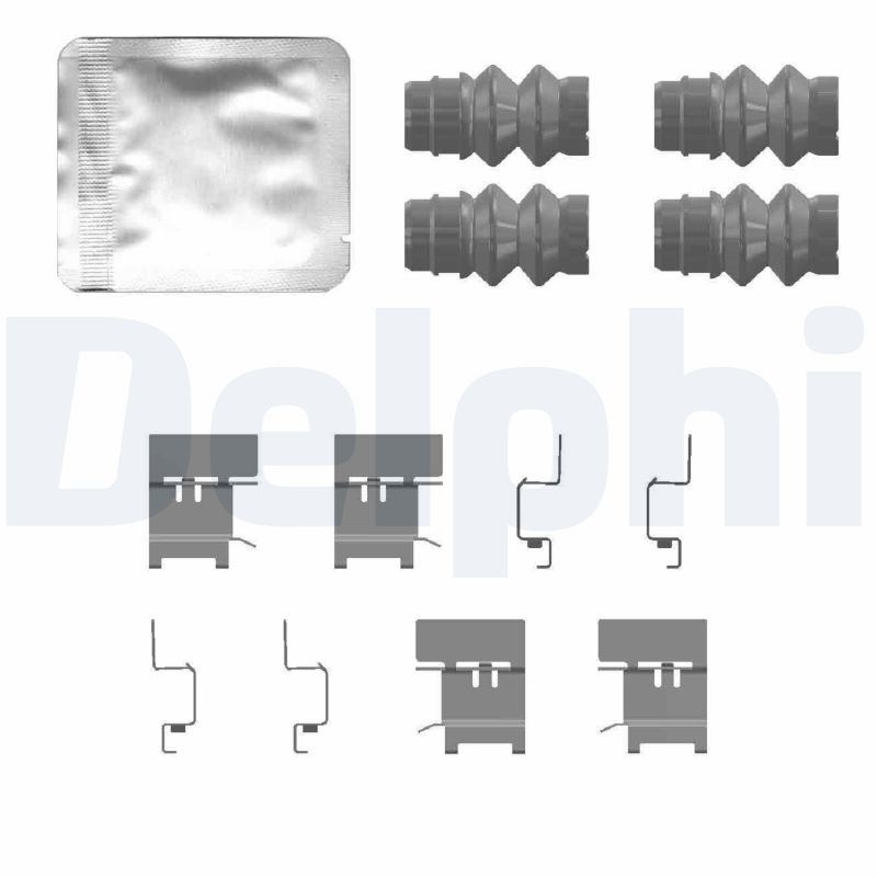 Accessory Kit, disc brake pad - LX0768 DELPHI