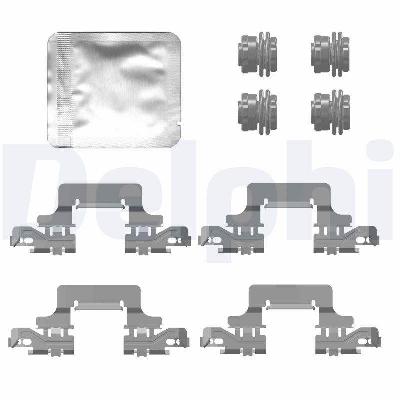 Accessory Kit, disc brake pad - LX0777 DELPHI