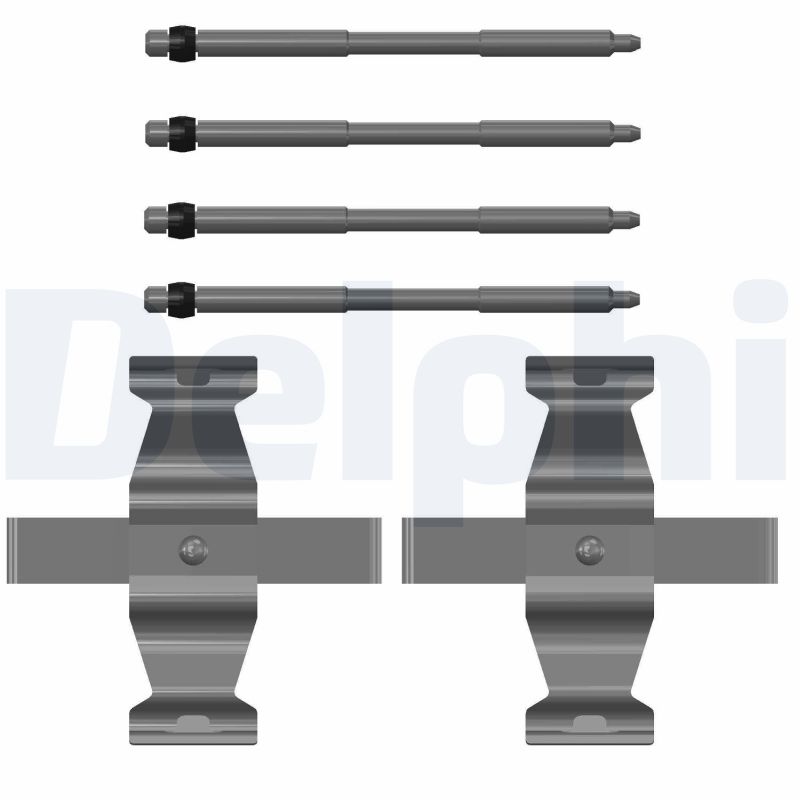 Kit accessori, Pastiglia freno - LX0782 DELPHI