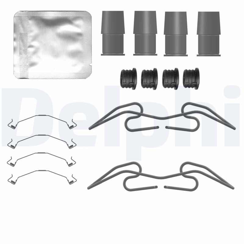 Accessory Kit, disc brake pad - LX0784 DELPHI