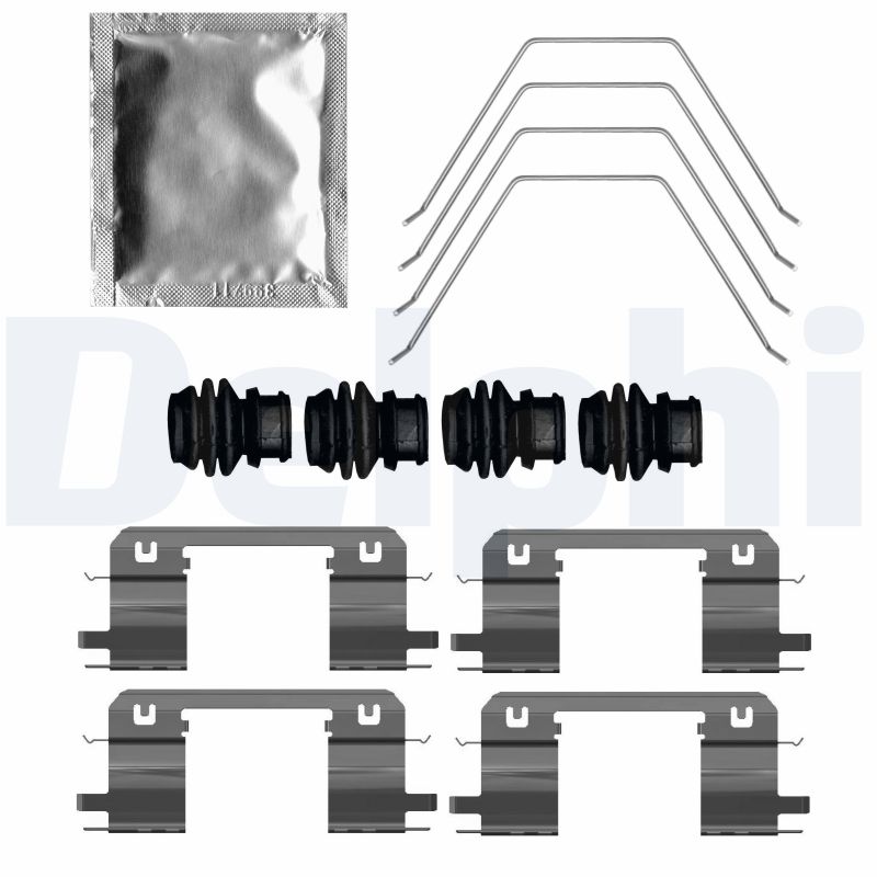Kit accessori, Pastiglia freno - LX0788 DELPHI
