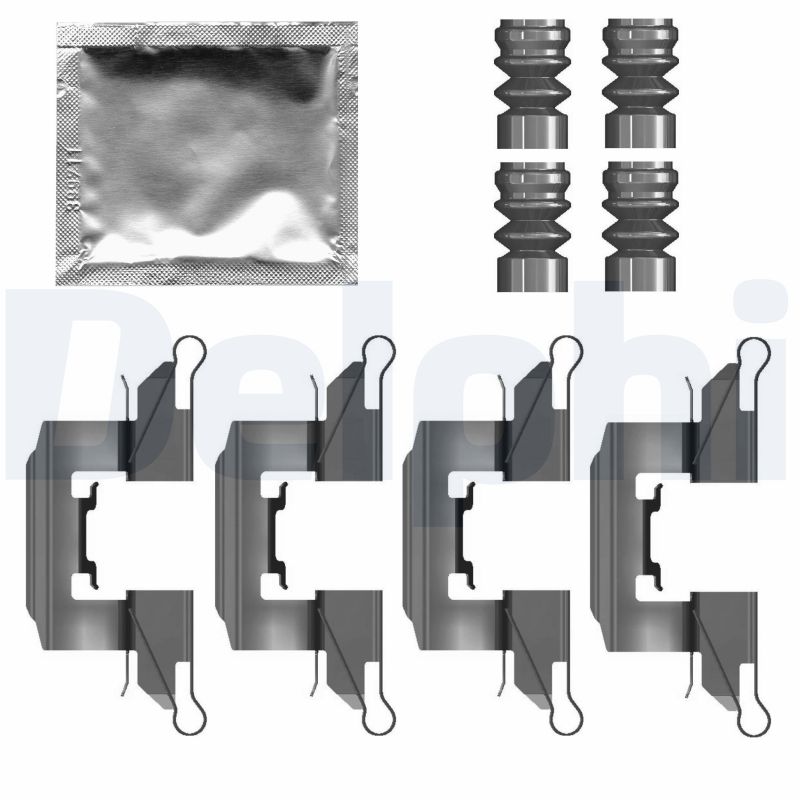 Accessory Kit, disc brake pad - LX0791 DELPHI