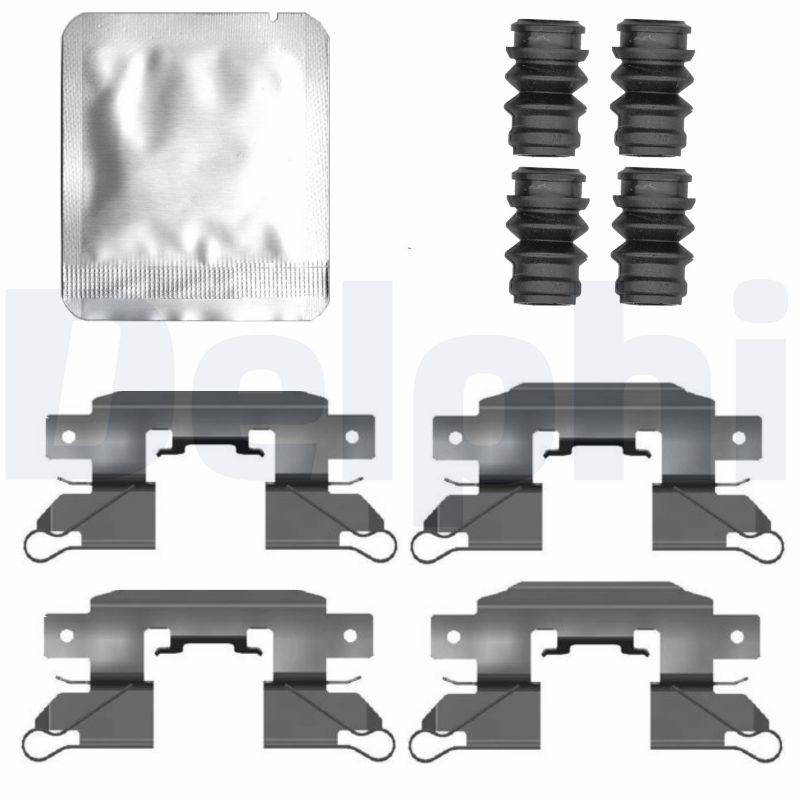 Accessory Kit, disc brake pad - LX0802 DELPHI