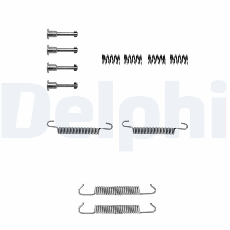 Kit accessori, Ganasce freno stazionamento - LY1042 DELPHI