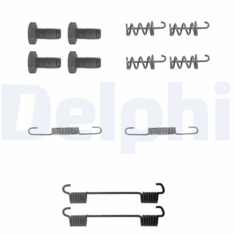 Kit accessori, Ganasce freno stazionamento - LY1104 DELPHI