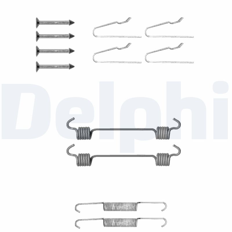 Kit accessori, Ganasce freno stazionamento - LY1306 DELPHI
