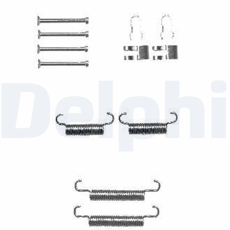 Accessory Kit, parking brake shoes - LY1333 DELPHI