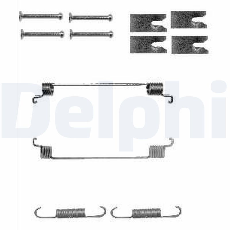 Accessory Kit, brake shoes - LY1342 DELPHI