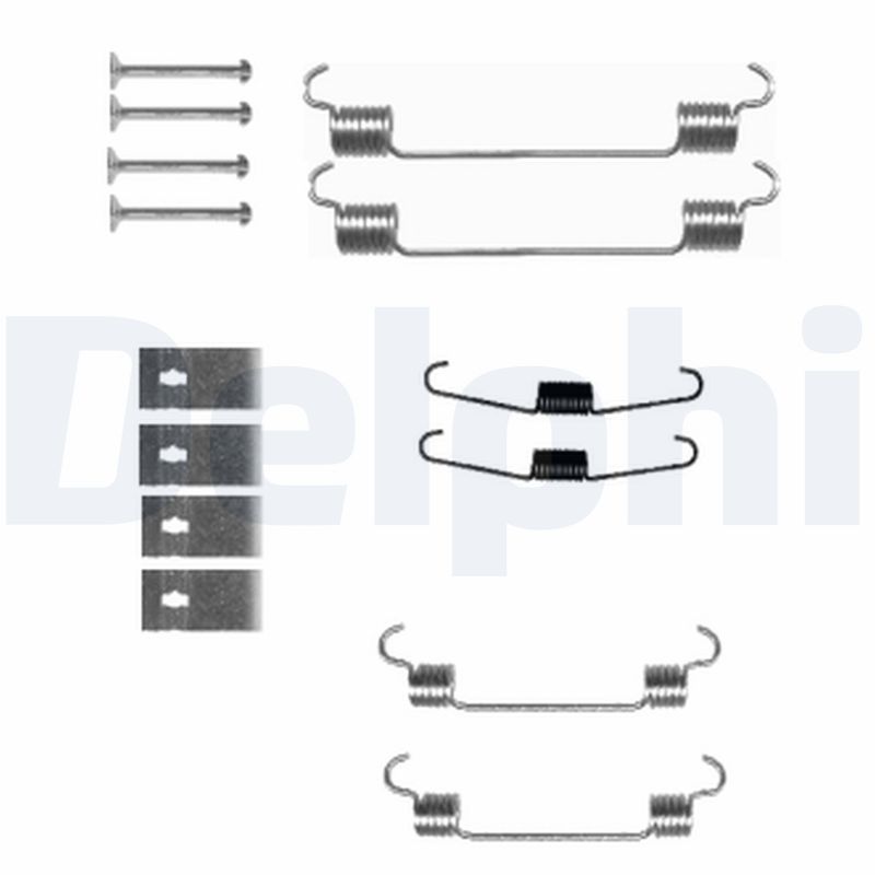 Accessory Kit, brake shoes - LY1343 DELPHI