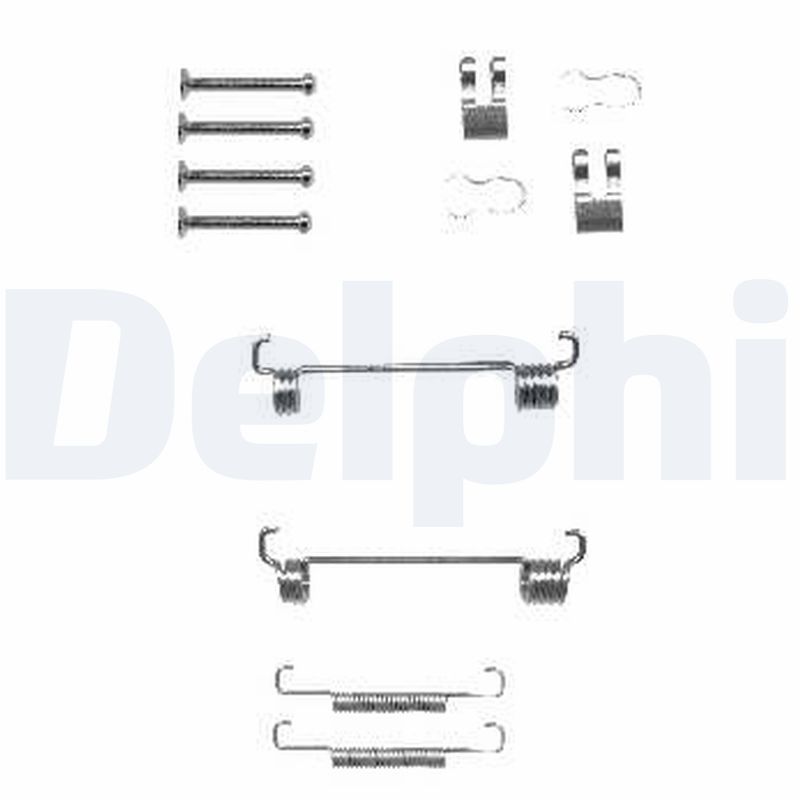 Kit accessori, Ganasce freno stazionamento - LY1344 DELPHI