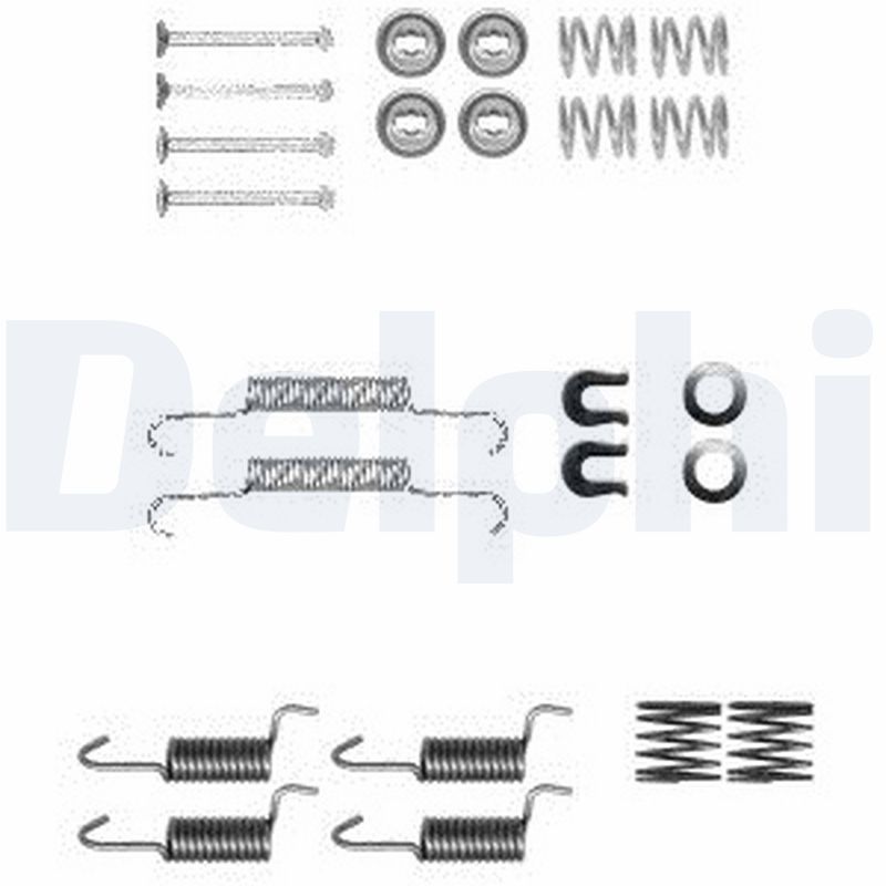 Accessory Kit, parking brake shoes - LY1367 DELPHI