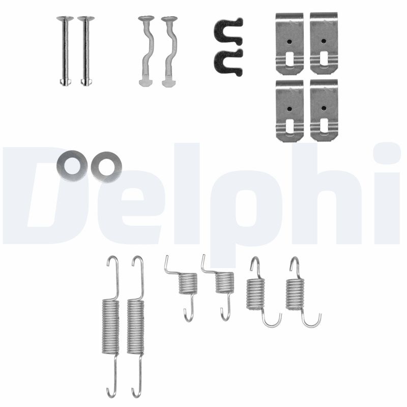 Kit accessori, Ganasce freno stazionamento - LY1401 DELPHI