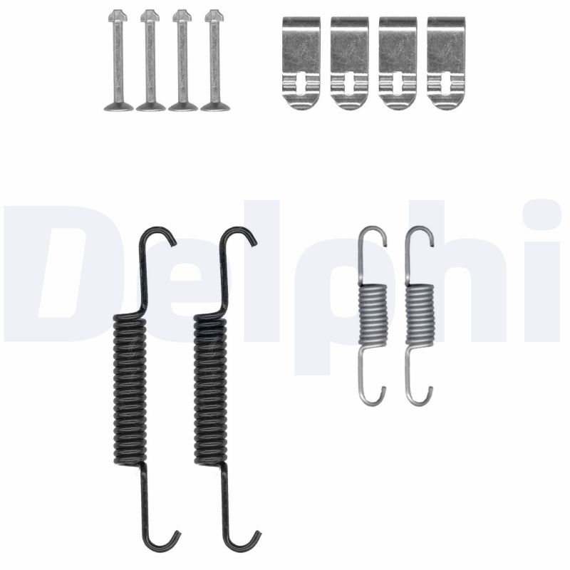 Kit accessori, Ganasce freno stazionamento - LY1413 DELPHI