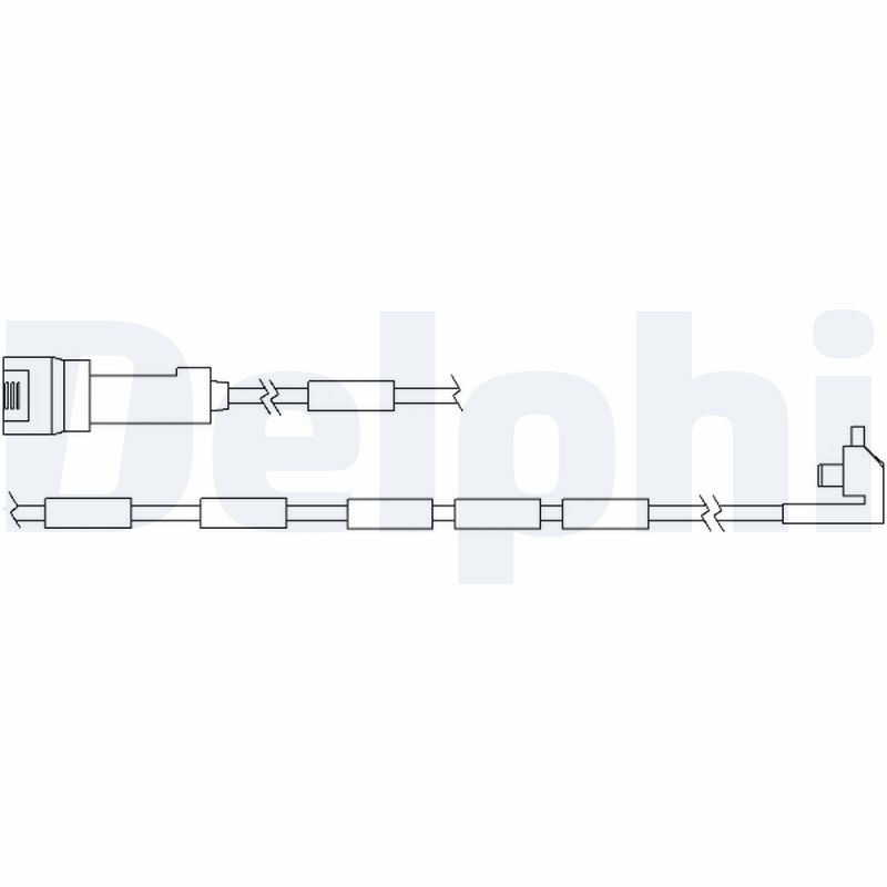 Warning Contact, brake pad wear - LZ0107 DELPHI