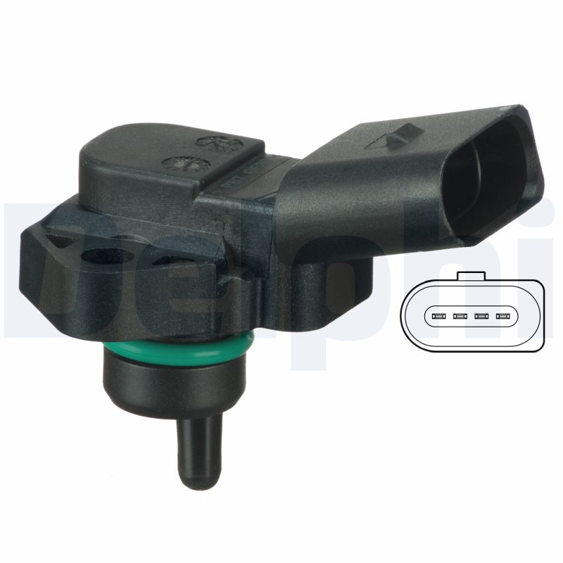 Sensor, boost pressure - PS10098 DELPHI