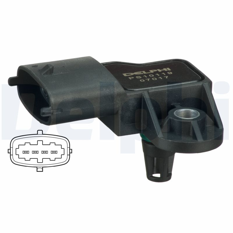 Sensor, intake manifold pressure - PS10119 DELPHI
