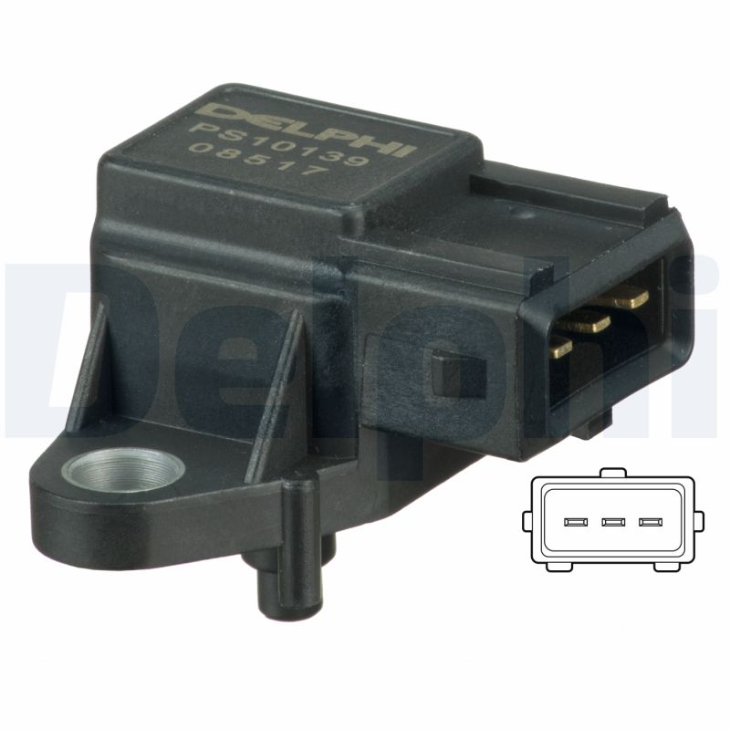 Sensor, boost pressure - PS10139 DELPHI