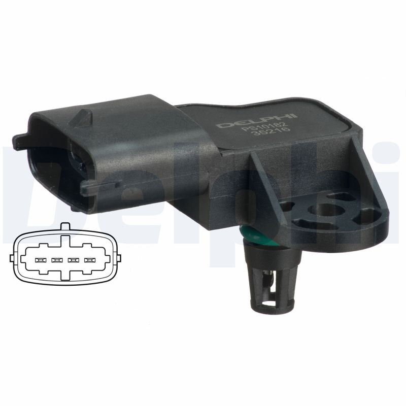 Sensor, boost pressure - PS10182 DELPHI