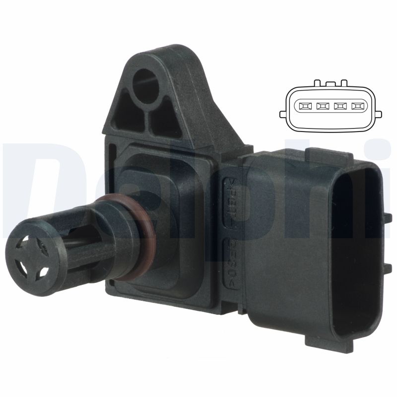 Sensor, boost pressure - PS10189 DELPHI