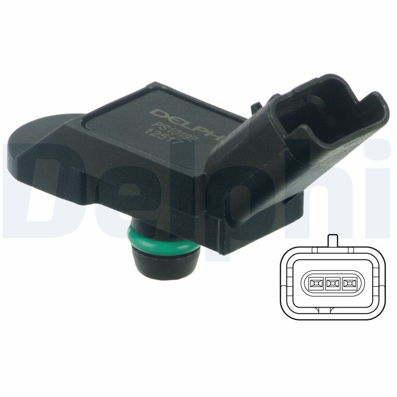 Sensor, boost pressure - PS10192 DELPHI