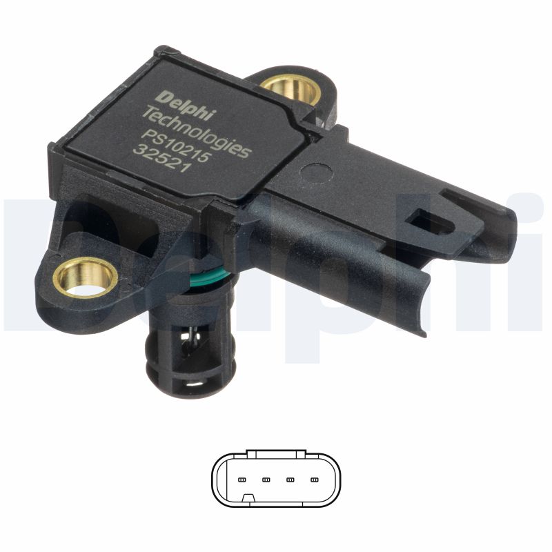 Sensor, boost pressure - PS10215 DELPHI