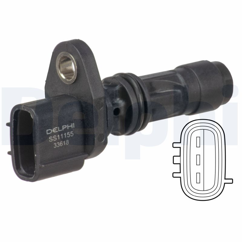 Sensor, camshaft position - SS11155 DELPHI