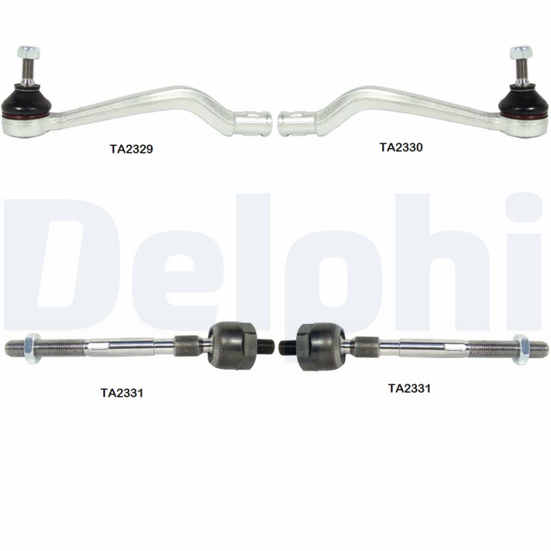 Ремкомплект, поперечный рычаг подвески - TC1980KIT DELPHI