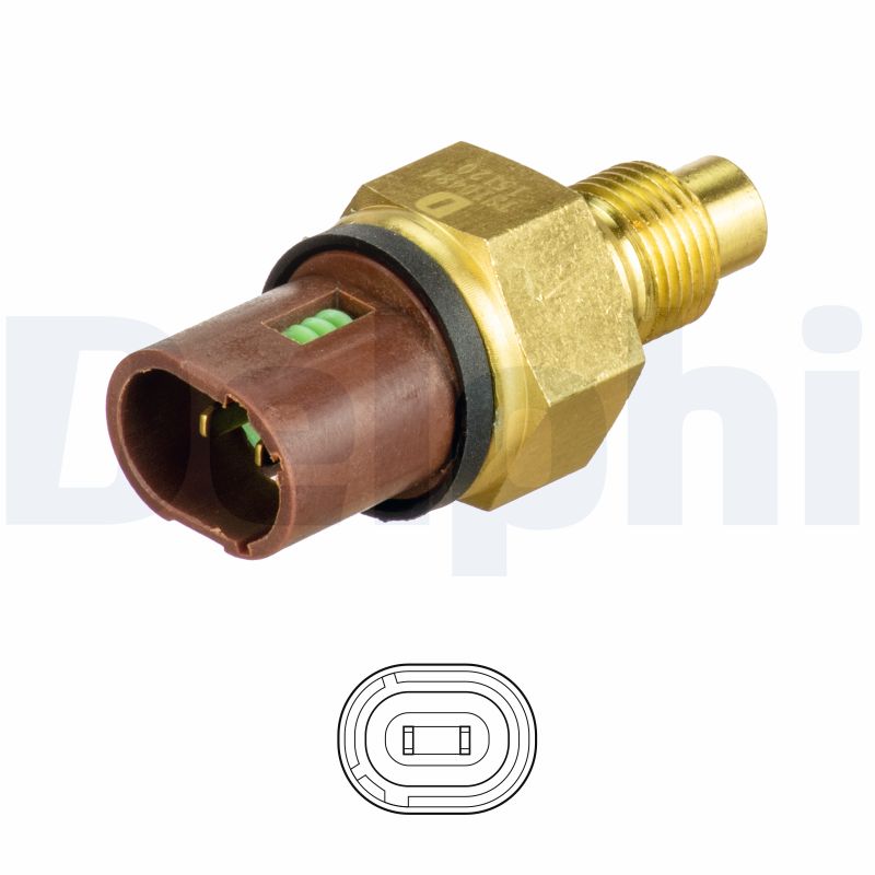 Sensor, coolant temperature - TS10484 DELPHI