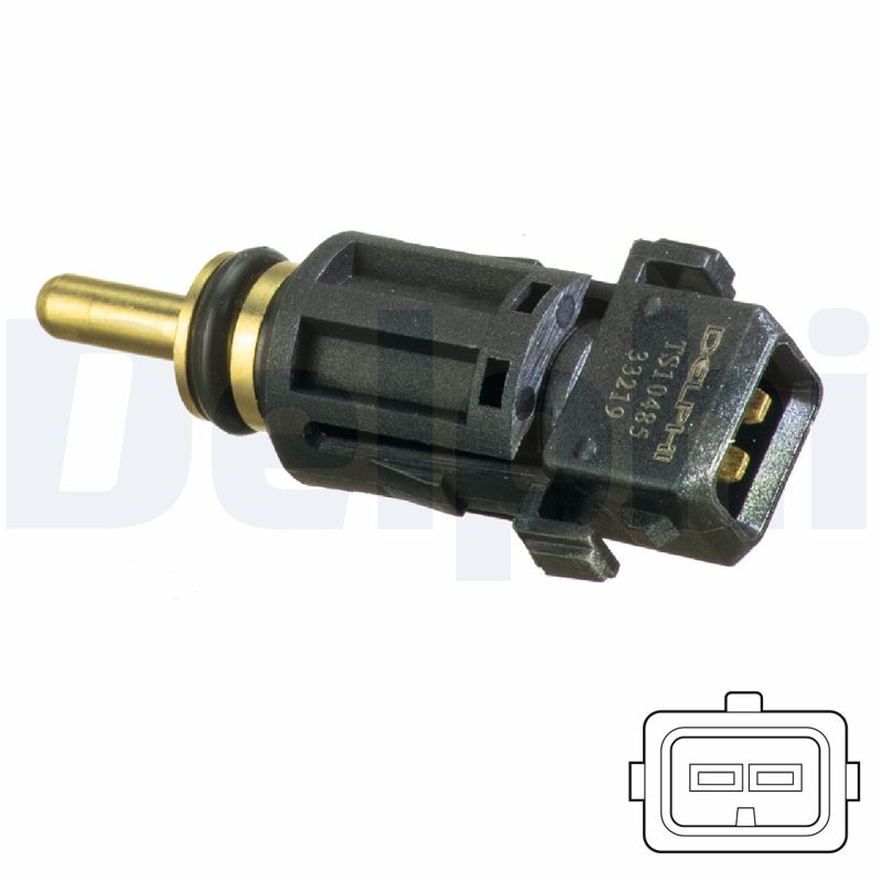 Sensor, coolant temperature - TS10485 DELPHI