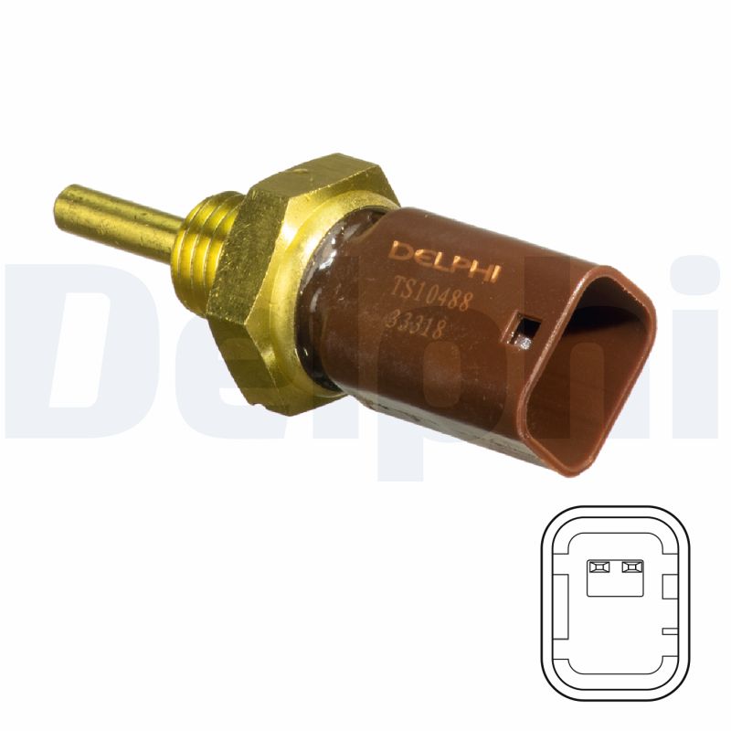 Sensor, coolant temperature - TS10488 DELPHI