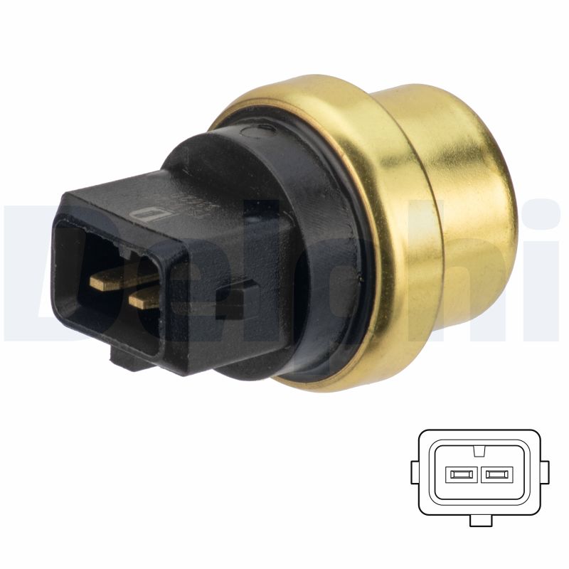 Termocontatto, Ventola radiatore - TS10525 DELPHI