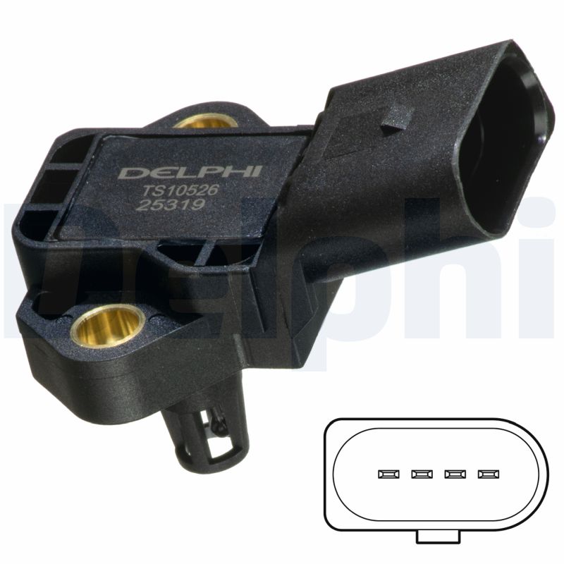Sensore, Temperatura aria aspirata - TS10526 DELPHI