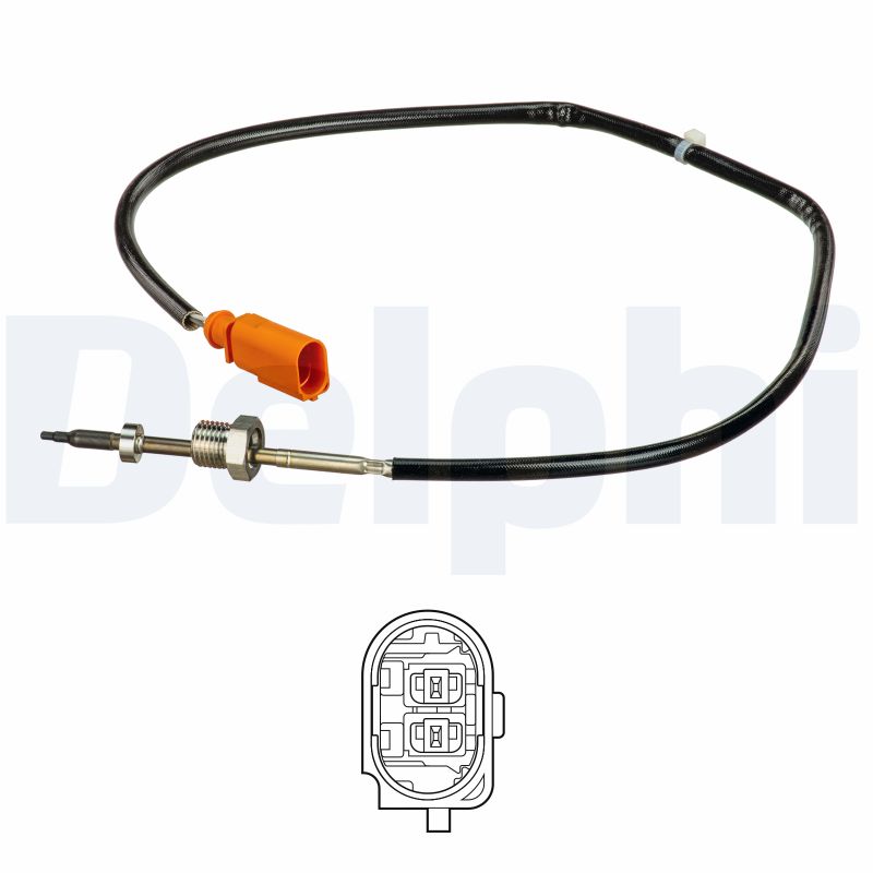 jutiklis, išmetamųjų dujų temperatūra - TS30164 DELPHI