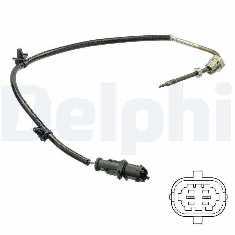 jutiklis, išmetamųjų dujų temperatūra - TS30233 DELPHI