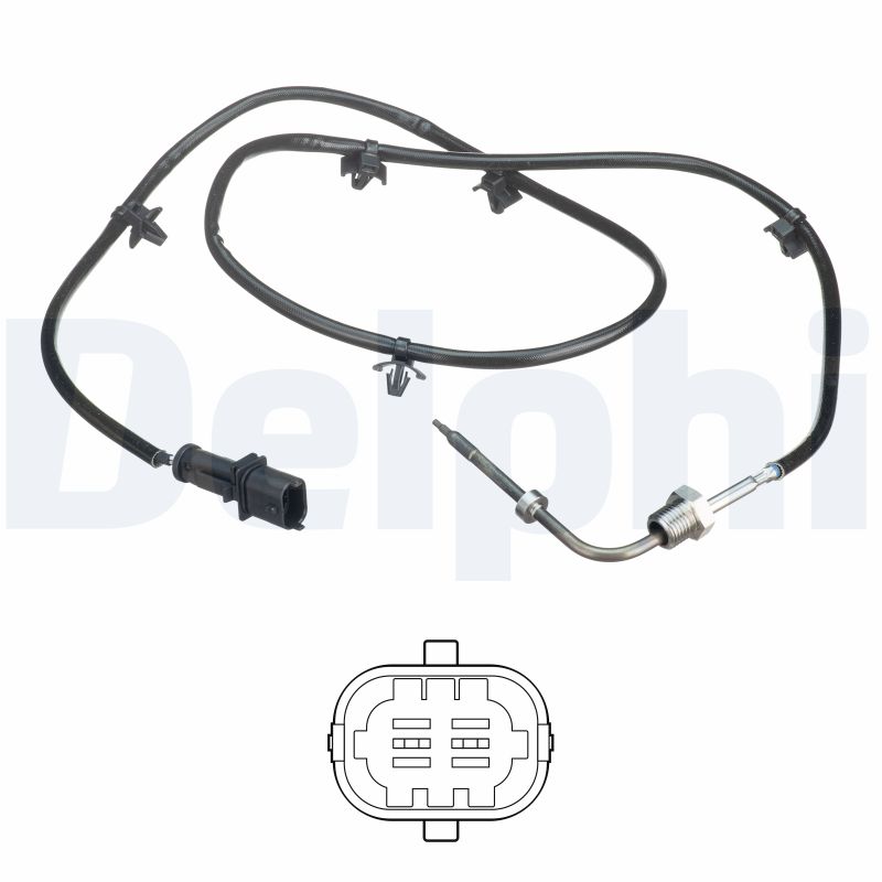 jutiklis, išmetamųjų dujų temperatūra - TS30243 DELPHI