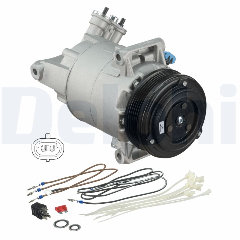 Compressor, air conditioning - TSP0155449 DELPHI