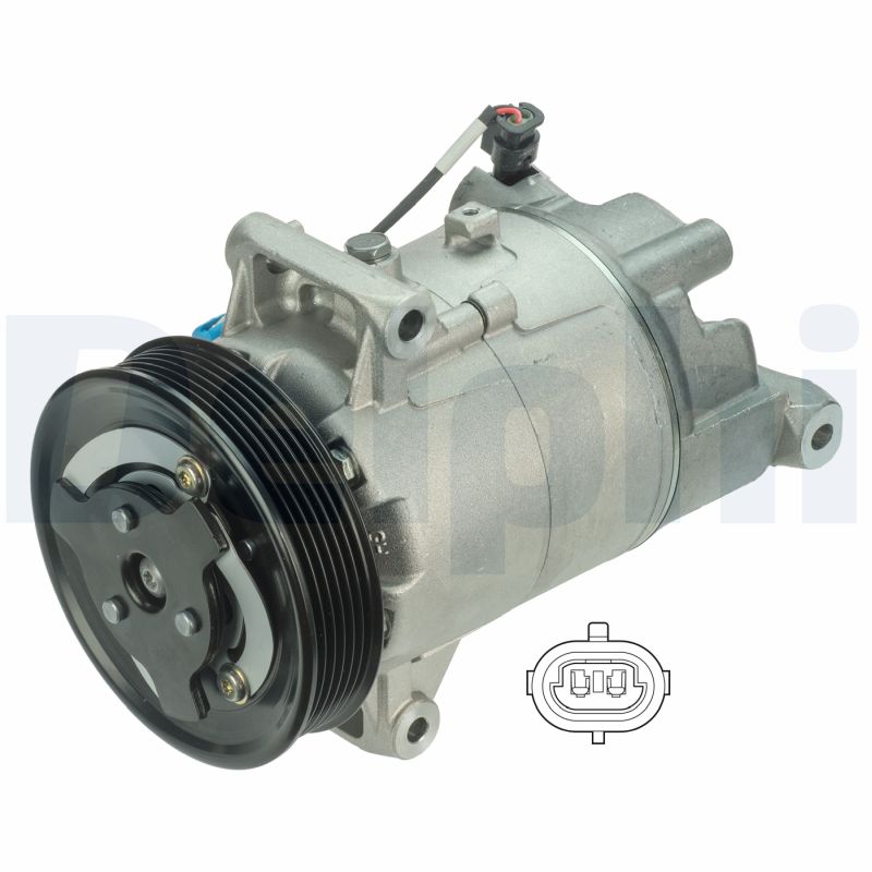Compressor, air conditioning - TSP0155948 DELPHI