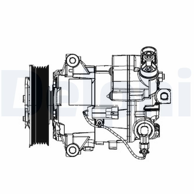 Compressor, air conditioning - TSP0155948 DELPHI