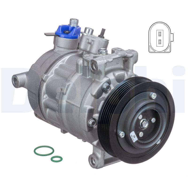 Compressor, air conditioning - TSP0155997 DELPHI