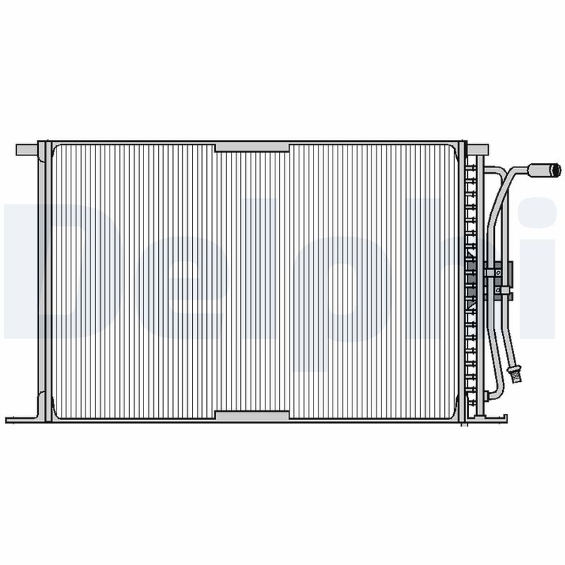 Condenser, air conditioning - TSP0225026 DELPHI