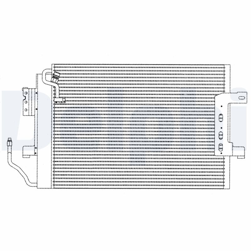 Condenser, air conditioning - TSP0225210 DELPHI