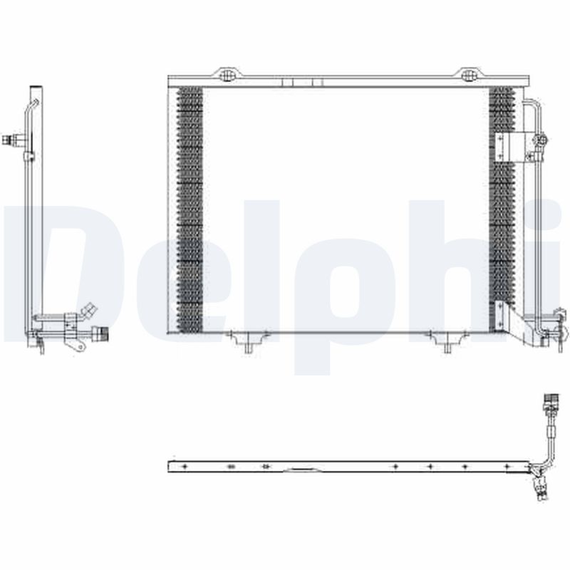 Condenser, air conditioning - TSP0225432 DELPHI